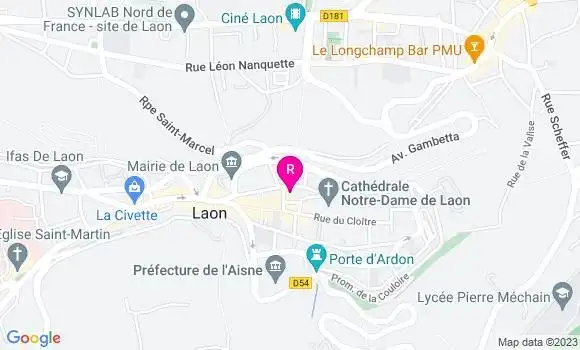 Localisation Crêperie Le Palais Gourmand