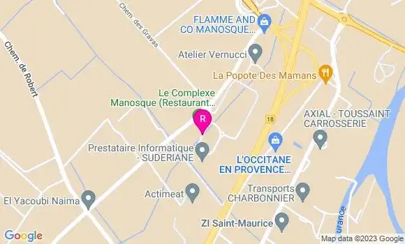 Localisation Restaurant  Le Complexe