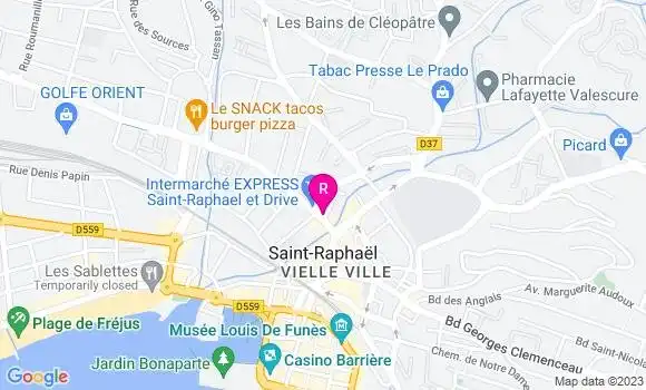 Localisation Restaurant  Café Paradis