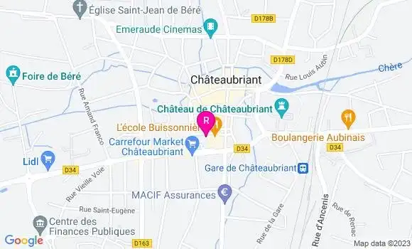 Localisation Crêperie Le Bilig