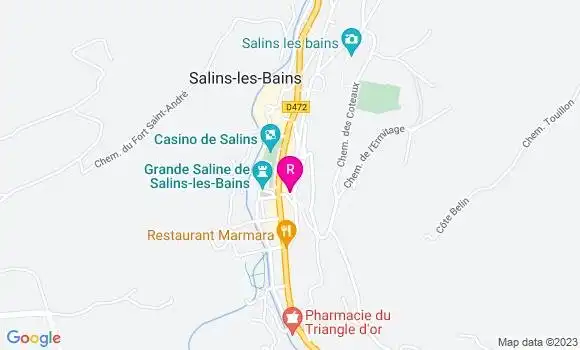 Localisation Restaurant des Deux Forts