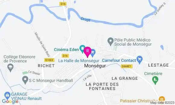 Localisation Restaurant  Café des Sports
