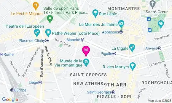 Localisation Restaurant  Le Mansart