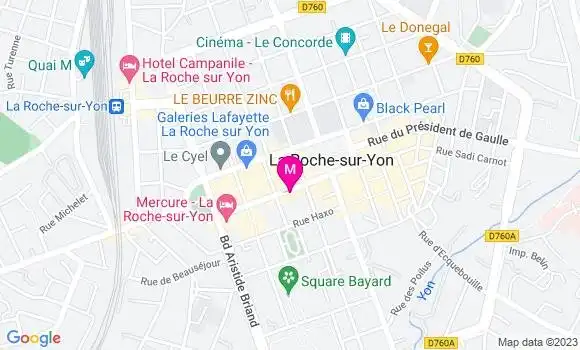 Localisation Bhv Restaurant