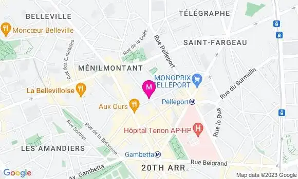 Localisation Restaurant  Les Chaises