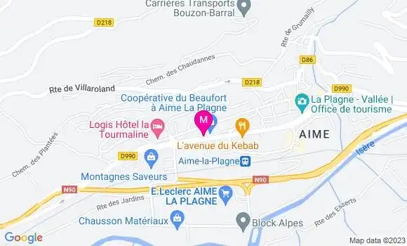 Localisation Restaurant  L