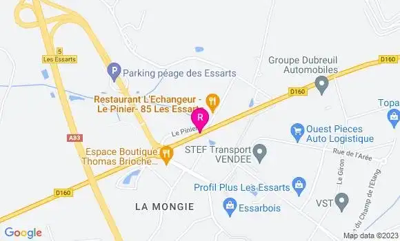Localisation Restaurant  L