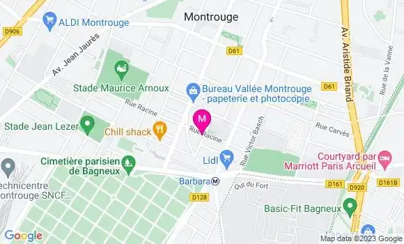 Localisation Restaurant Bar Le Racine
