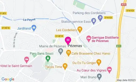 Localisation Restaurant Grec Les Dieux de l
