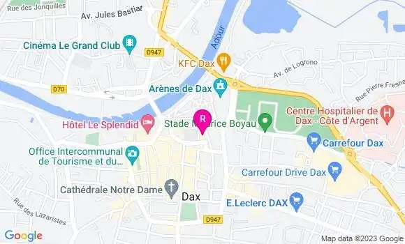 Localisation Restaurant  La Cuisine Terres d