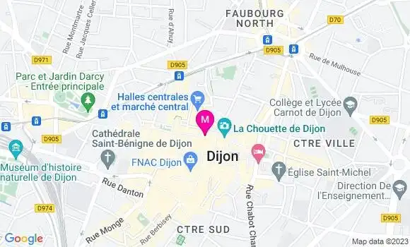 Localisation Restaurant  Le Jacquemart