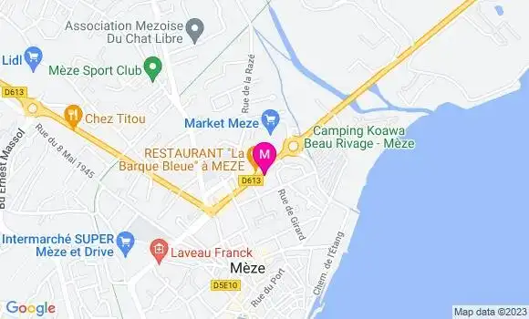 Localisation Pizzeria Piccolino