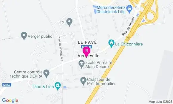 Localisation Restaurant  Le Potager des Demoiselles
