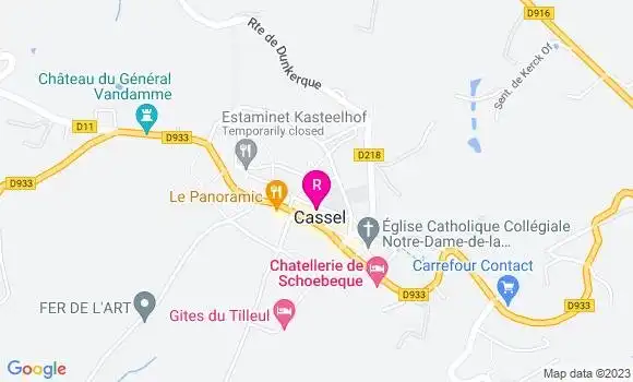 Localisation Restaurant  La Table du Meunier