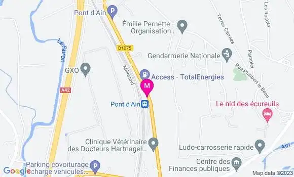 Localisation Restaurant  L