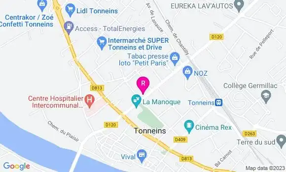 Localisation Restaurant  Casa R