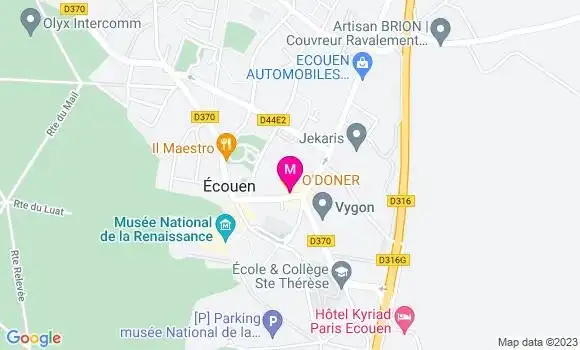 Localisation Restaurant Grec O