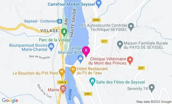 Localisation Brasserie Les Allobroges