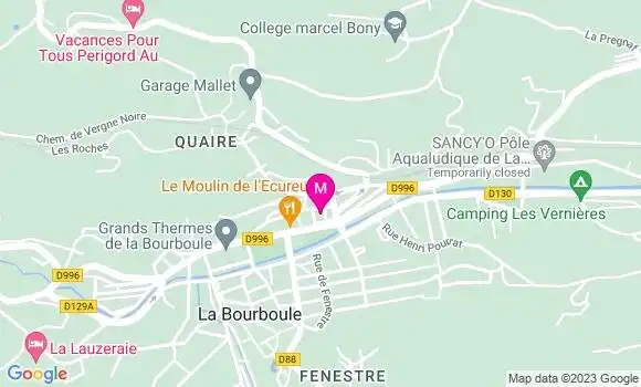 Localisation Bistrot Le Bistroquet