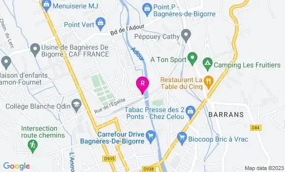 Localisation Restaurant  La Conciergerie