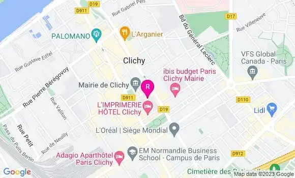 Localisation Restaurant  L