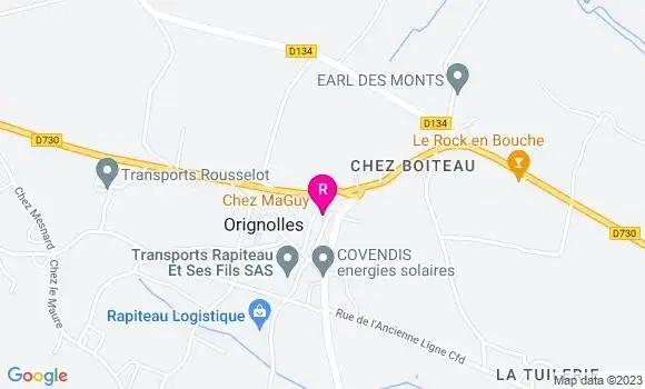 Localisation Restaurant  Chez Lucka