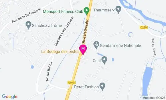 Localisation Restaurant  La Bodega