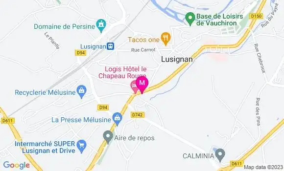 Localisation Pizzeria Le Sainte Catherine