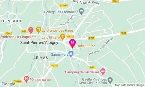 Localisation Restaurant  L