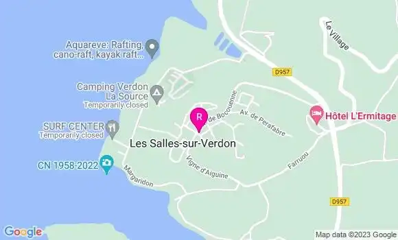 Localisation Restaurant  Costebelle