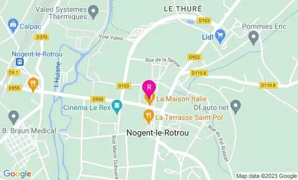 Localisation Restaurant Italien La Maison Italie