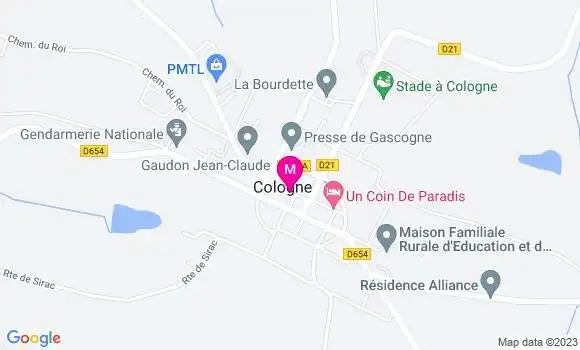Localisation Restaurant  Le Comptoir des Colibris
