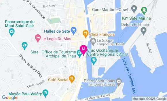 Localisation Restaurant  La Marine