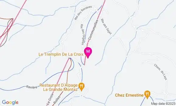Localisation Restaurant  Le Tremplin de la Croix
