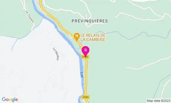 Localisation Restaurant  Le Relais de la Cambuse