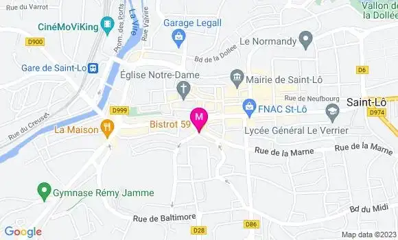 Localisation Bistrot 59