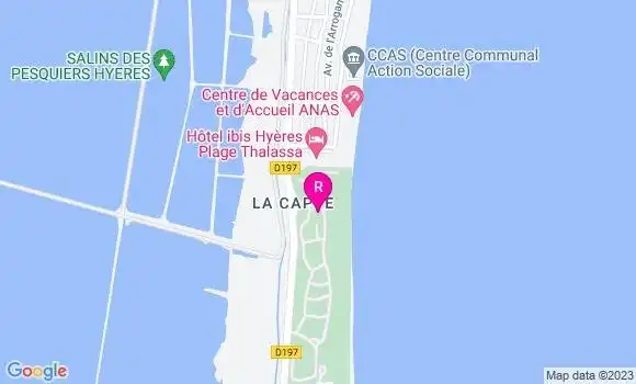 Localisation Restaurant  Les Pieds dans l