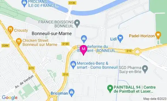 Localisation Cafétéria Les Petits Carreaux