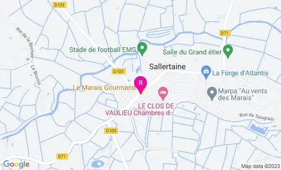Localisation Restaurant  Le Marais Gourmand