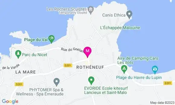 Localisation Restaurant  La Table de Louise