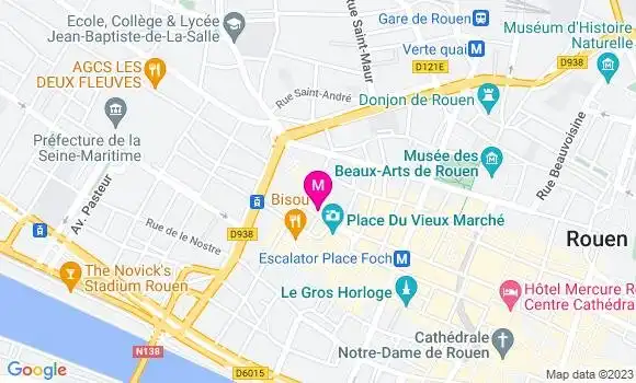 Localisation Restaurant Bar Le Sacre