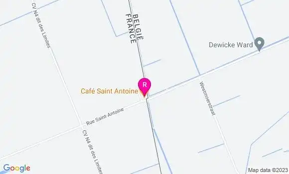 Localisation Café Le Saint Antoine