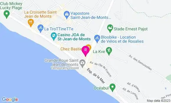 Localisation Restaurant  Le 5 Avenue