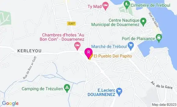 Localisation Restaurant  El Pueblo Del Papito