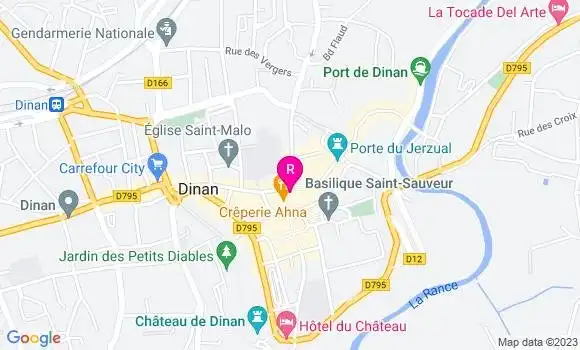 Localisation Crêperie Au Coin de la Breizh
