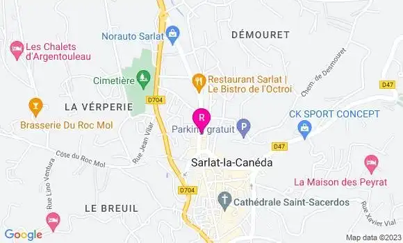 Localisation Restaurant  La Cremerie