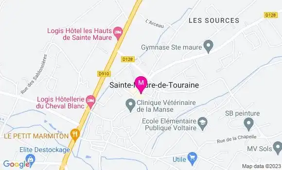 Localisation Restaurant  La Table des Halles