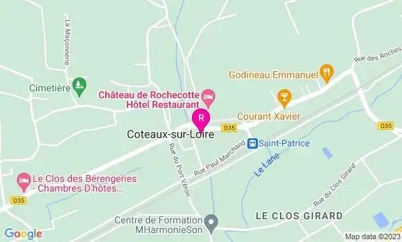 Localisation Restaurant  Les P