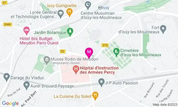Localisation Restaurant  Le Percy