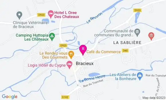 Localisation Restaurant  Café du Commerce